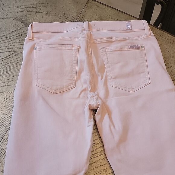 7 for all mankind Light Pink skinny jeans size 28 - Picture 7 of 10